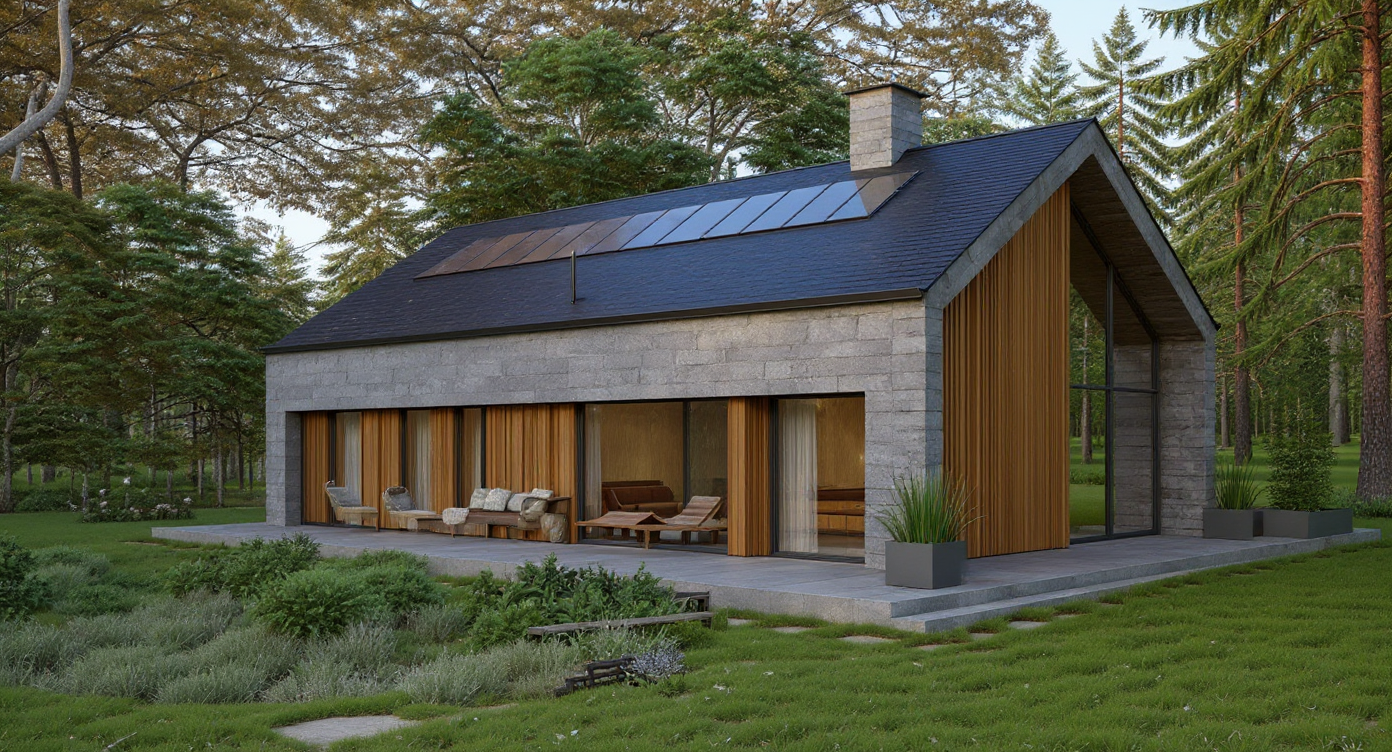 Realizacja – nowoczesny dom autorstwa OK OFFICE